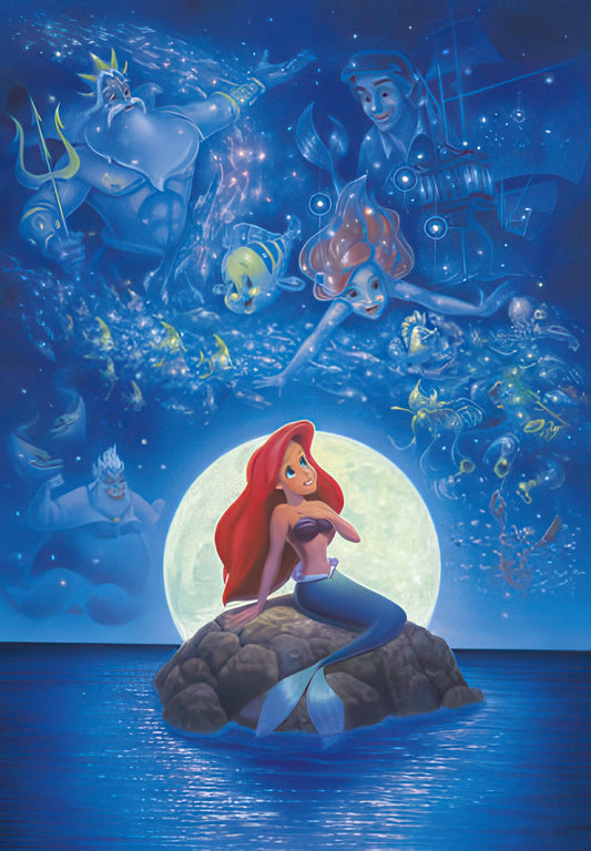 Tenyo D-1000-273　The Little Mermaid • Memory of Ariel　1000 Pieces Jigsaw Puzzle