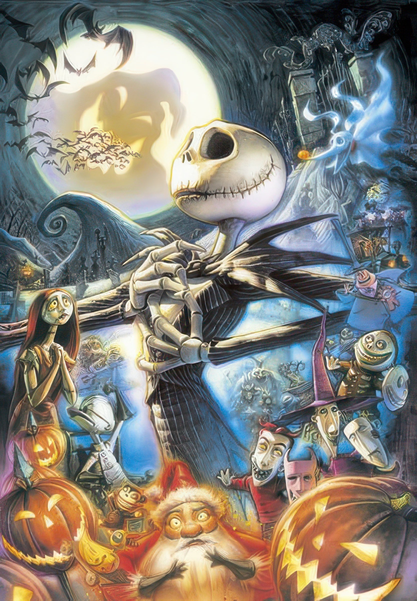 tenyo-d-1000-285-art-of-the-nightmare-before-christmas-1000-pieces-jigsaw-puzzle