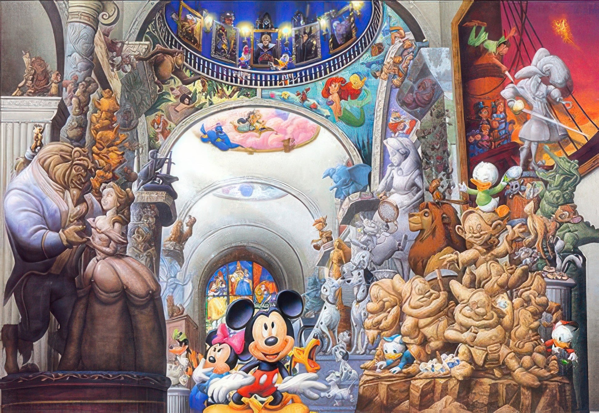 tenyo-d-1000-304-disney-all-character-museum-1000-pieces-jigsaw-puzzle