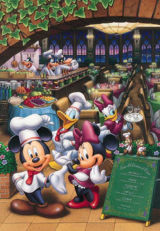 Tenyo D-1000-312　Mickey & Friends • Chef Mickey's Restaurant　1000 Pieces Jigsaw Puzzle