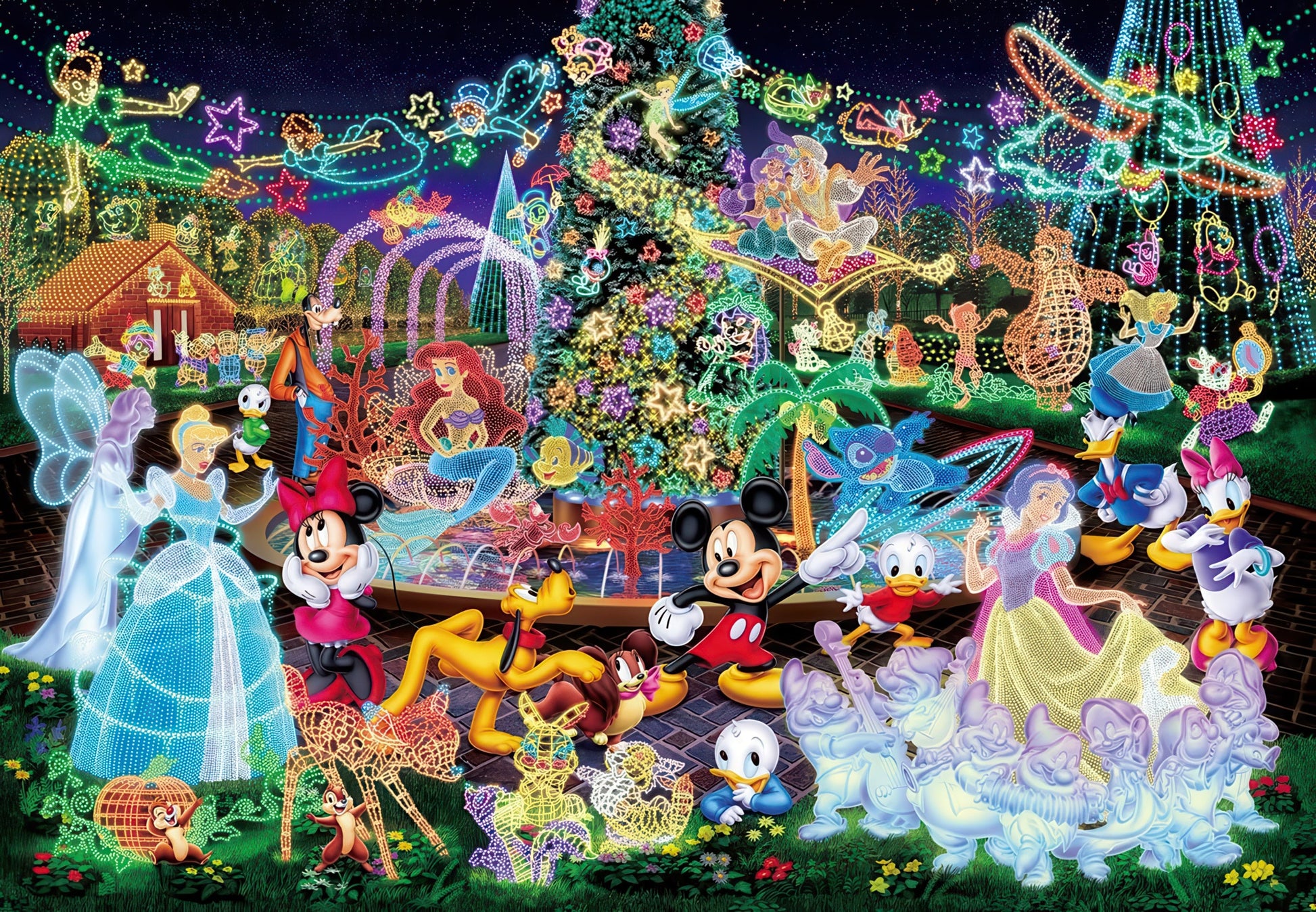 tenyo-d-1000-329-disney-magical-illumination-1000-pieces-jigsaw-puzzle