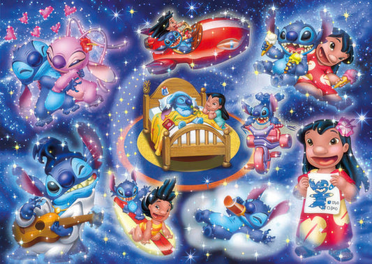 Tenyo D-1000-346　Lilo & Stitch • Stitch's Dream　1000 Pieces Jigsaw Puzzle