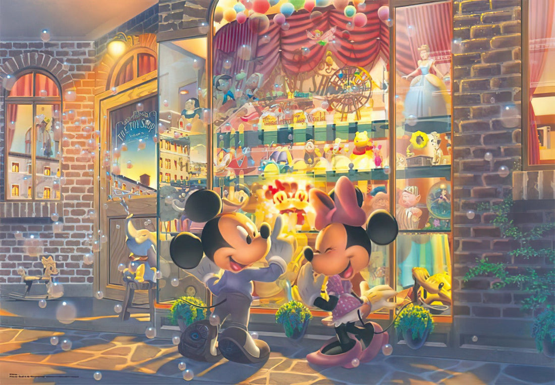 Tenyo • Mickey & Minnie • Dusk Toy Shop　1000 PCS　Jigsaw Puzzle