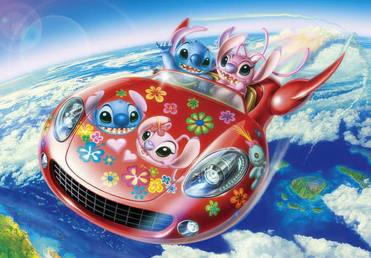 Tenyo D-1000-366　Lilo & Stitch • Drive to Space!　1000 Pieces Jigsaw Puzzle