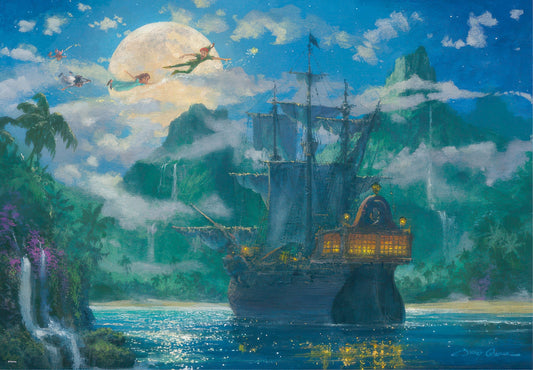 Tenyo D-1000-416　Tinker Bell • Moonrise Over Pirates Cove　1000 Pieces Jigsaw Puzzle