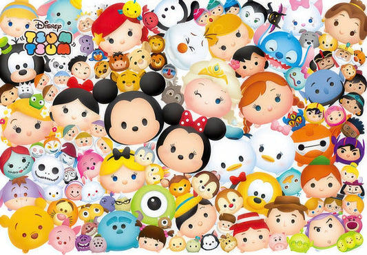 Tenyo D-1000-462　Lots of Tsum Tsum!　1000 Pieces Jigsaw Puzzle