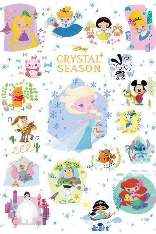 Tenyo D-1000-468　Disney • Crystal Season　1000 Pieces Jigsaw Puzzle