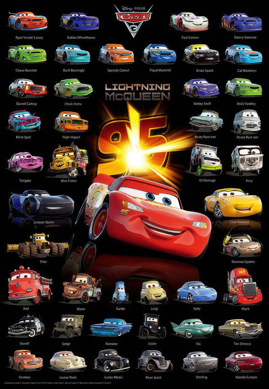 Tenyo D-1000-486　Cars 3 Character Collection　1000 Pieces Jigsaw Puzzle