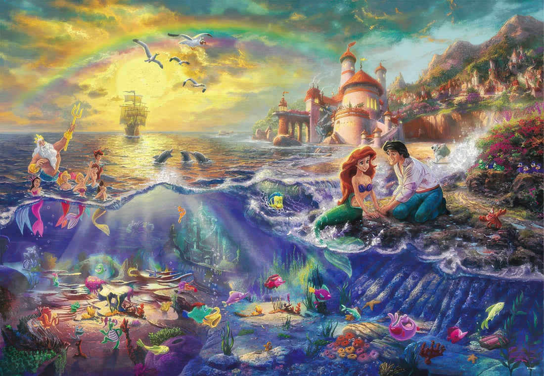 tenyo-d-1000-489-kinkade-the-little-mermaid-1000-pieces-jigsaw-puzzle
