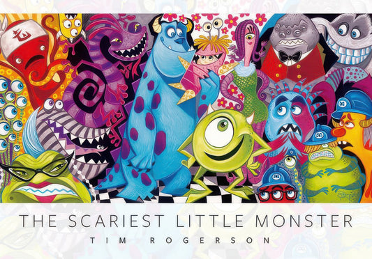 Tenyo D-1000-491　Monsters Inc. • The Scariest Little Monster (Rogerson)　1000 Pieces Jigsaw Puzzle