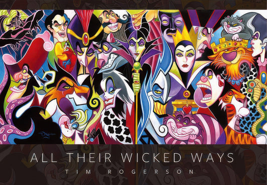 Tenyo D-1000-492　Villains • All Their Wicked Ways　1000 Pieces Jigsaw Puzzle