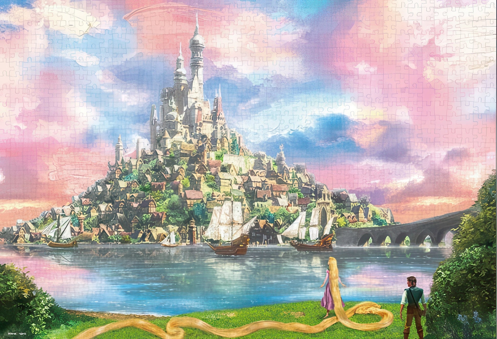 tenyo-d-1000-851-to-the-kingdom-i-long-for-(tangled)-1000-pieces-jigsaw-puzzle