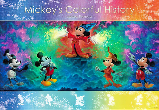 Tenyo • Fantasia • Mickey's Colorful History　1000 PCS　Jigsaw Puzzle
