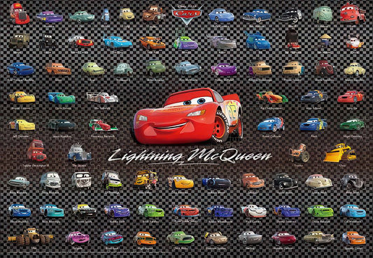 Tenyo D-1000-867　Cars Character Collection　1000 Pieces Jigsaw Puzzle