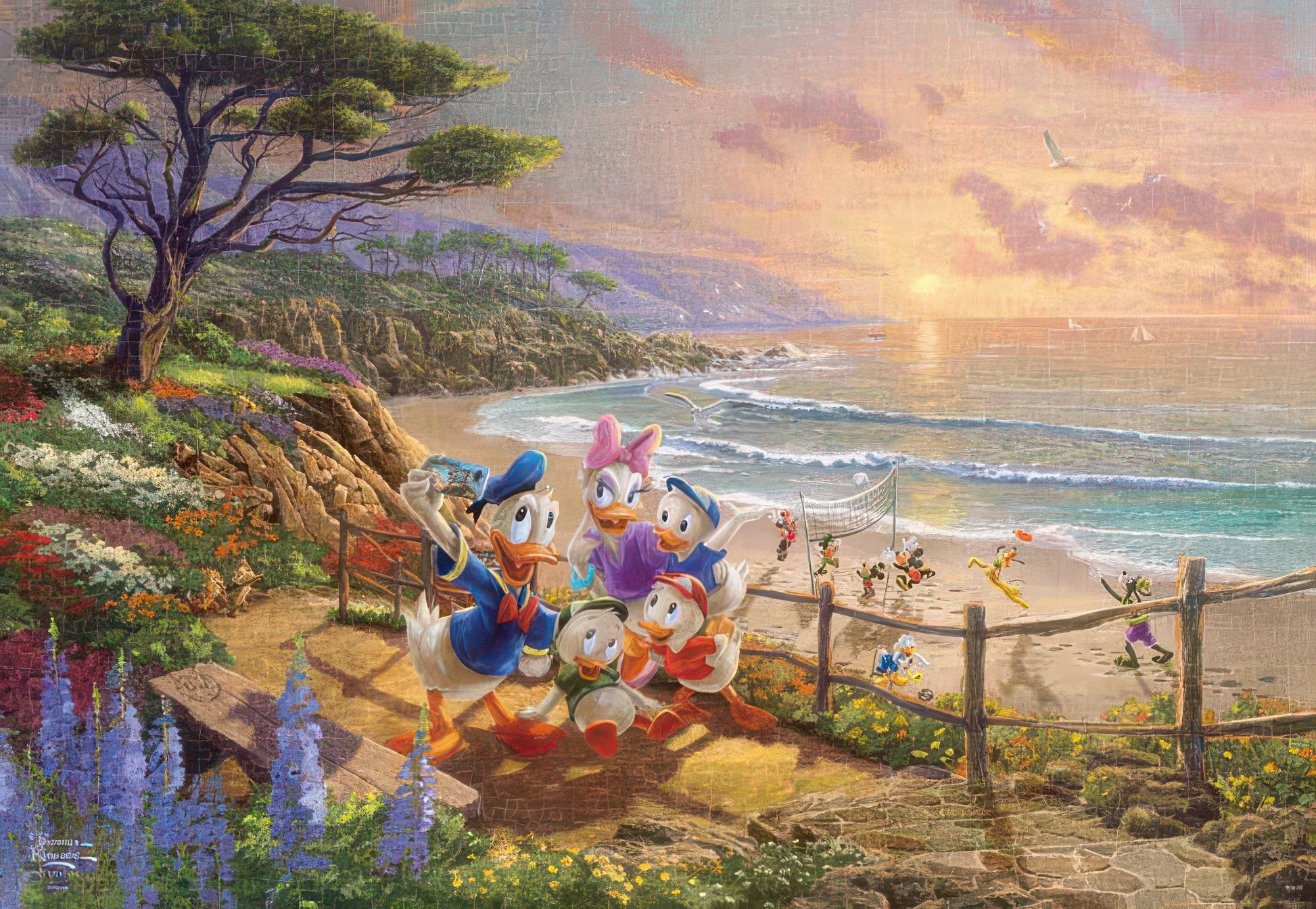 tenyo-d-1000-875-mickey-friends-a-duck-day-afternoon-1000-pieces-jigsaw-puzzle