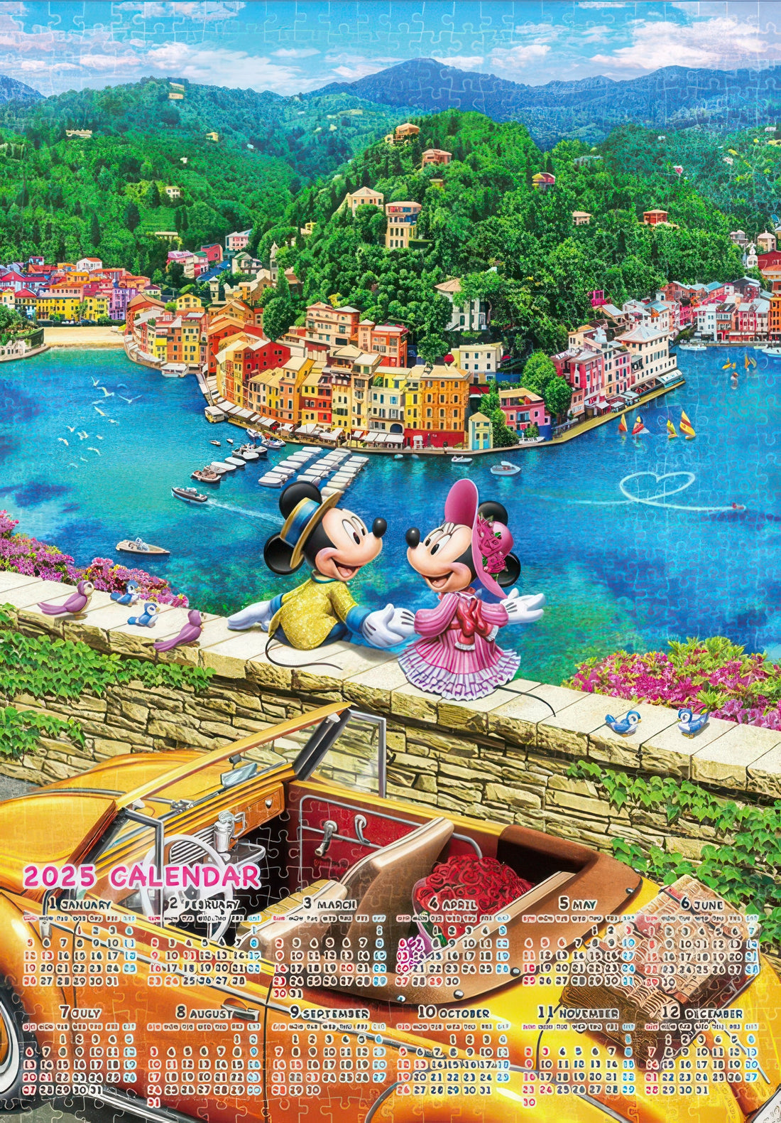 tenyo-d-1000-880-drive-date-(2025-calendar)-(mickey-&-friends)-1000-pieces-calendar-puzzle