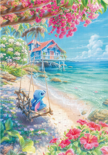 tenyo-d-1000-898-stitch-loco-beach-1000-pieces-jigsaw-puzzle