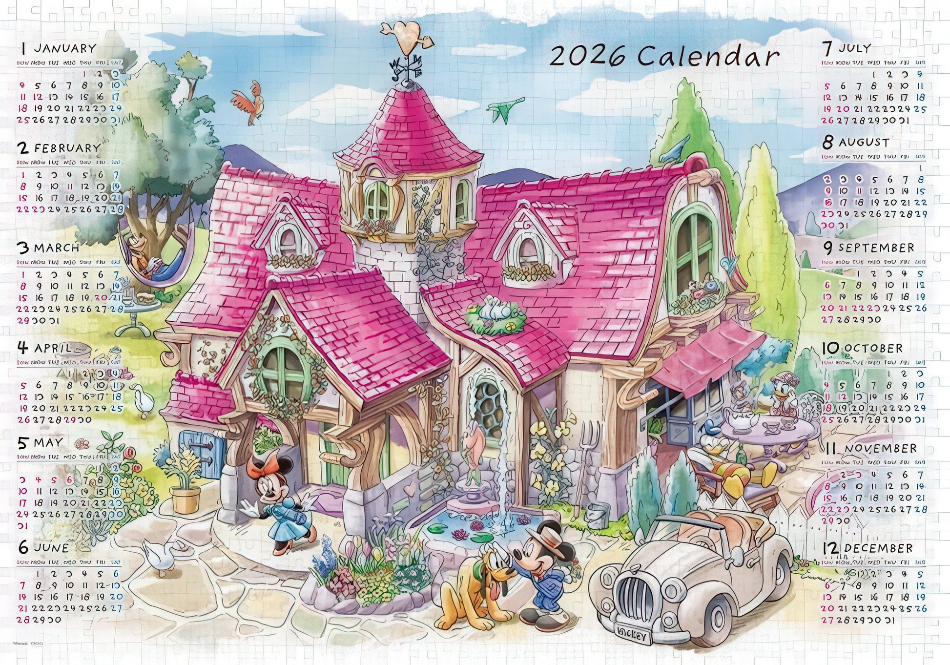 tenyo-d-1000-902-welcome-to-our-home!-1000-pieces-calendar-puzzle