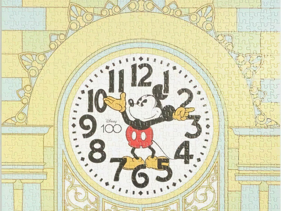 Tenyo • Mickey Mouse • The Clock Tower / Wako Limited　1000 PCS　Jigsaw Puzzle