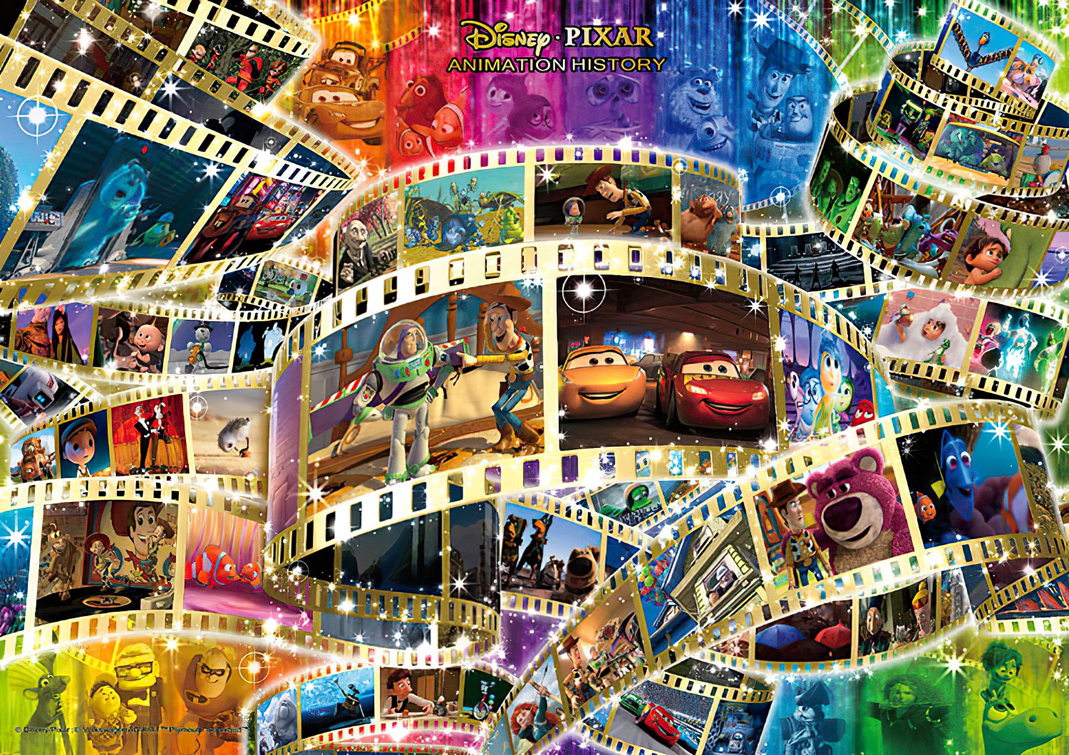 Tenyo • Disney-Pixar Animation History　108 PCS　Jigsaw Puzzle