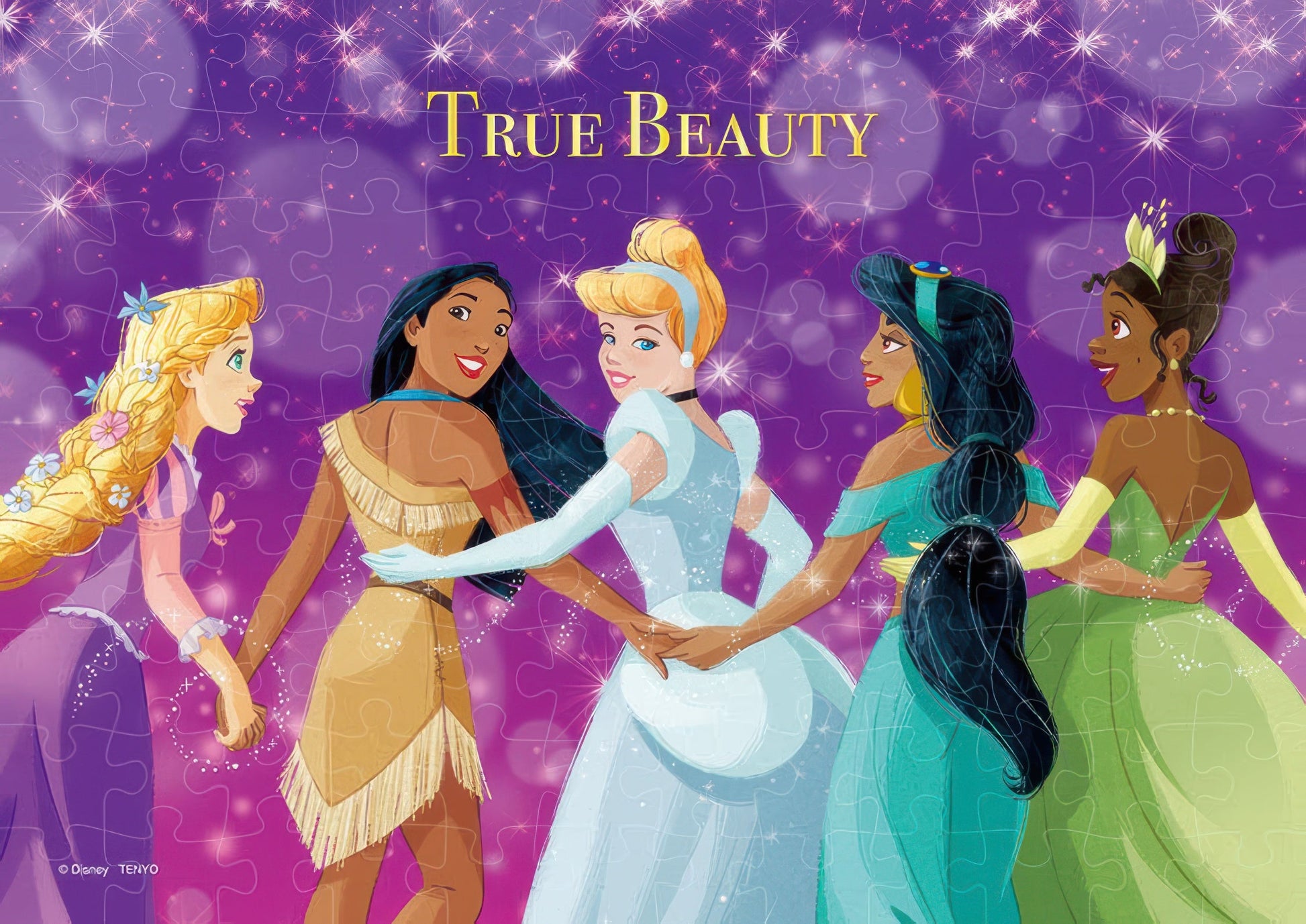 tenyo-d-108-015-true-beauty-(princesses)-108-pieces-jigsaw-puzzle