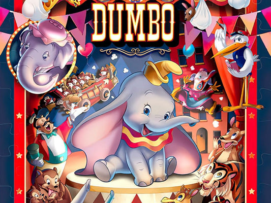 Tenyo • Flying Dumbo and the Circus Team　108 PCS　Jigsaw Puzzle