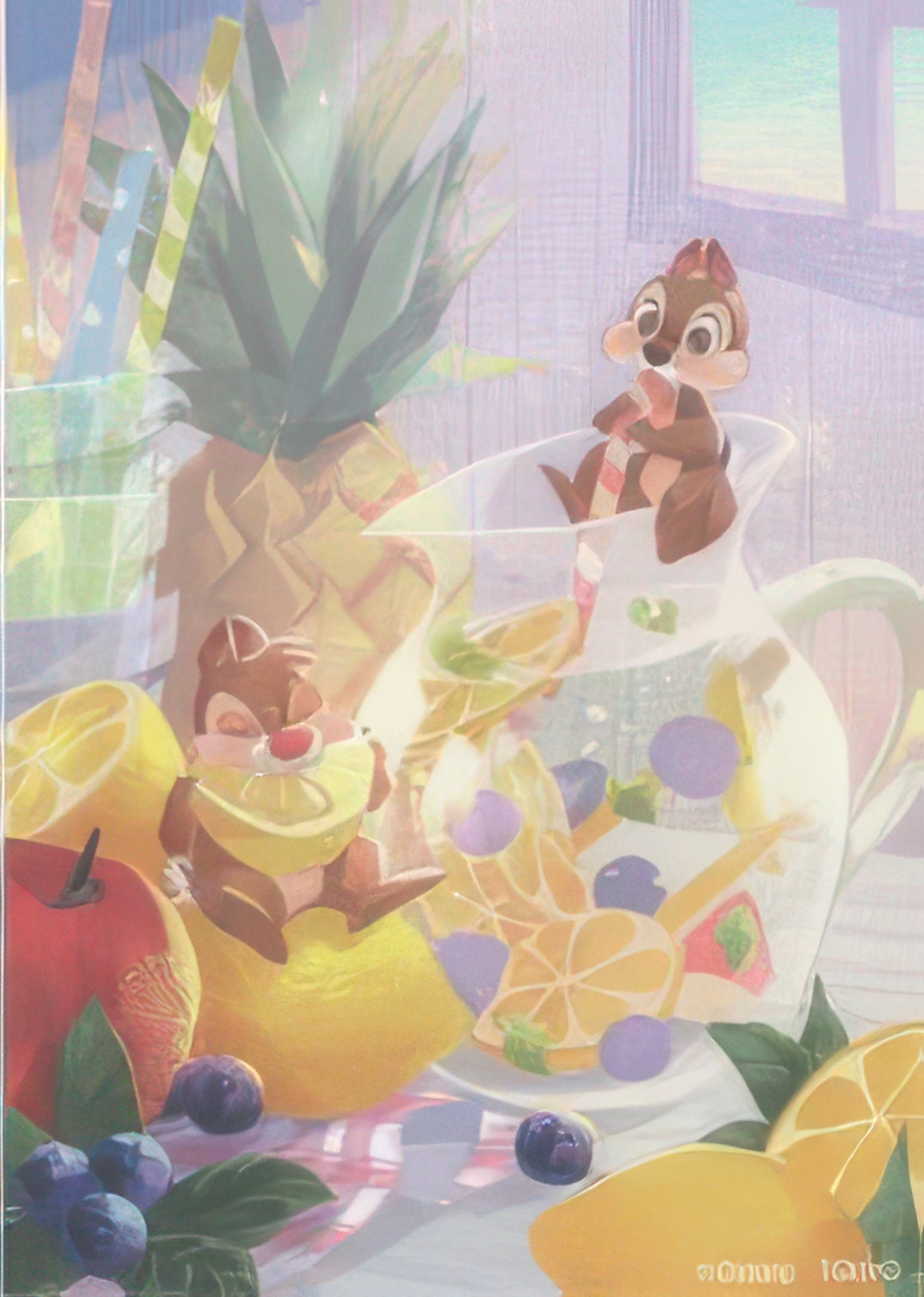 tenyo-d-108-021-chip-dale-lemon-mint-blueberry-108-pieces-jigsaw-puzzle