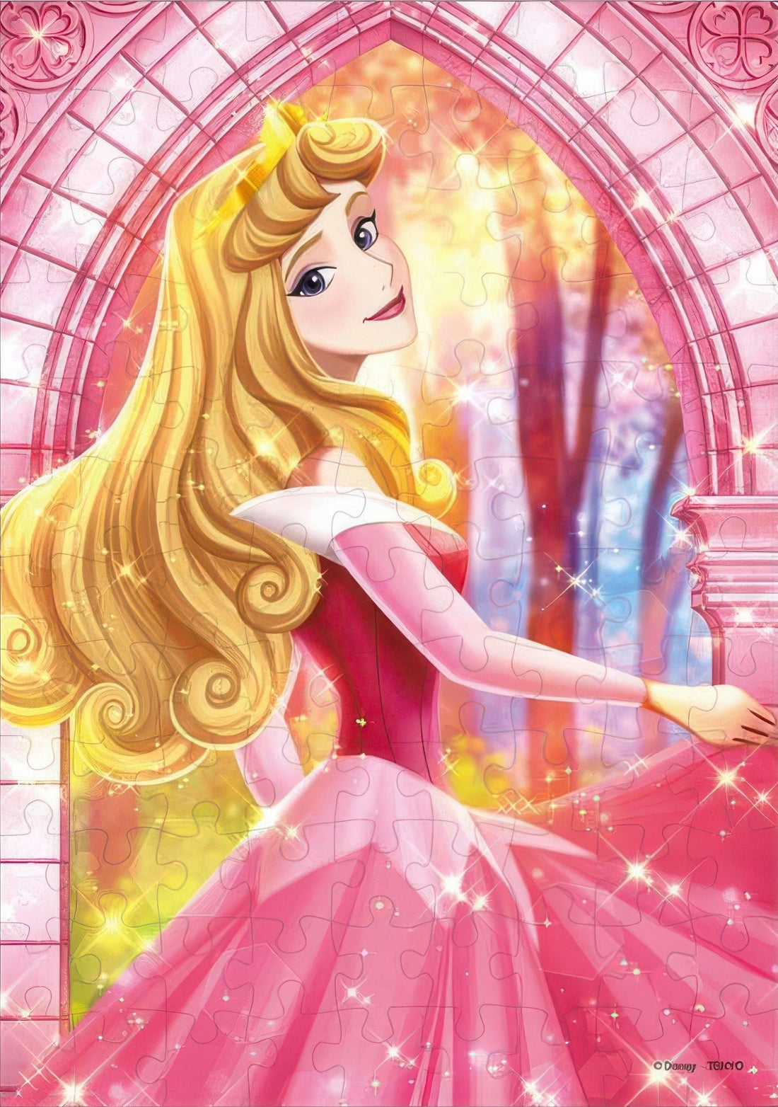 tenyo-d-108-033-sleeping-beauty-pretty-princess-aurora-108-pieces-jigsaw-puzzle