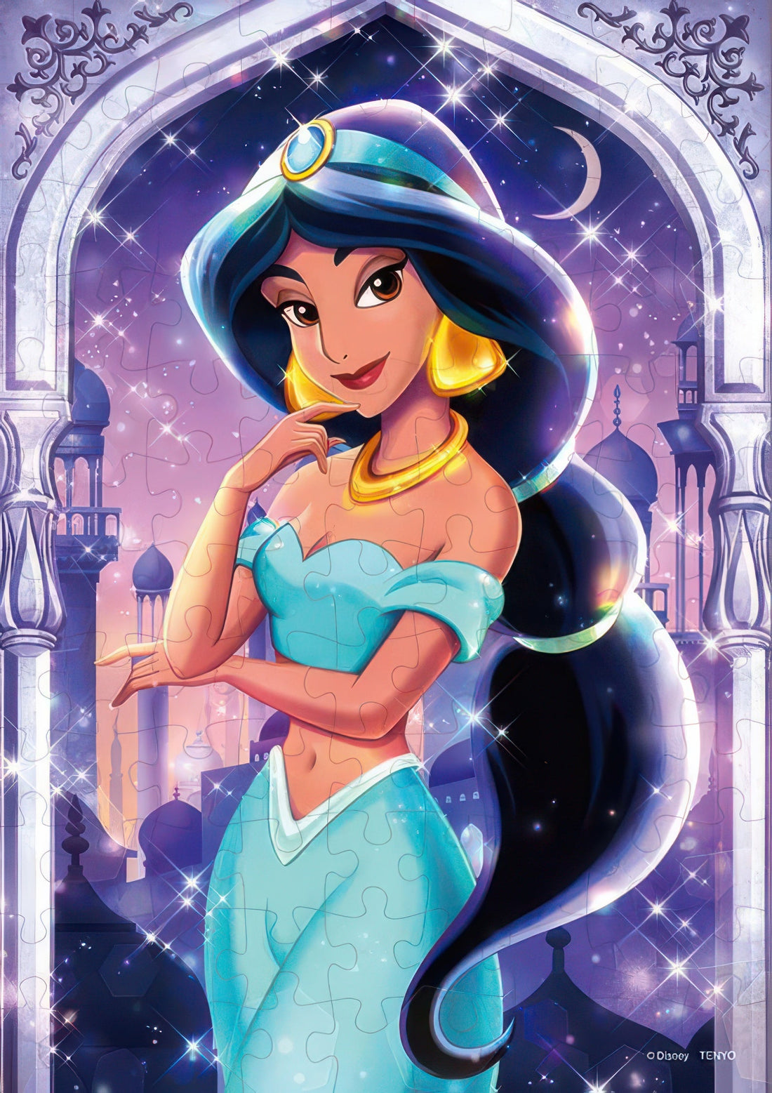 tenyo-d-108-034-aladdin-enchanting-jasmine-108-pieces-jigsaw-puzzle