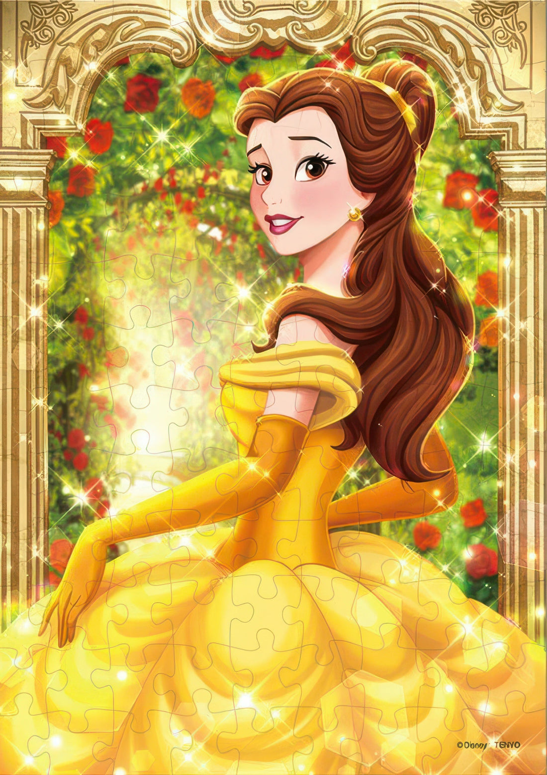 tenyo-d-108-035-beauty-and-the-beast-clever-belle-108-pieces-jigsaw-puzzle