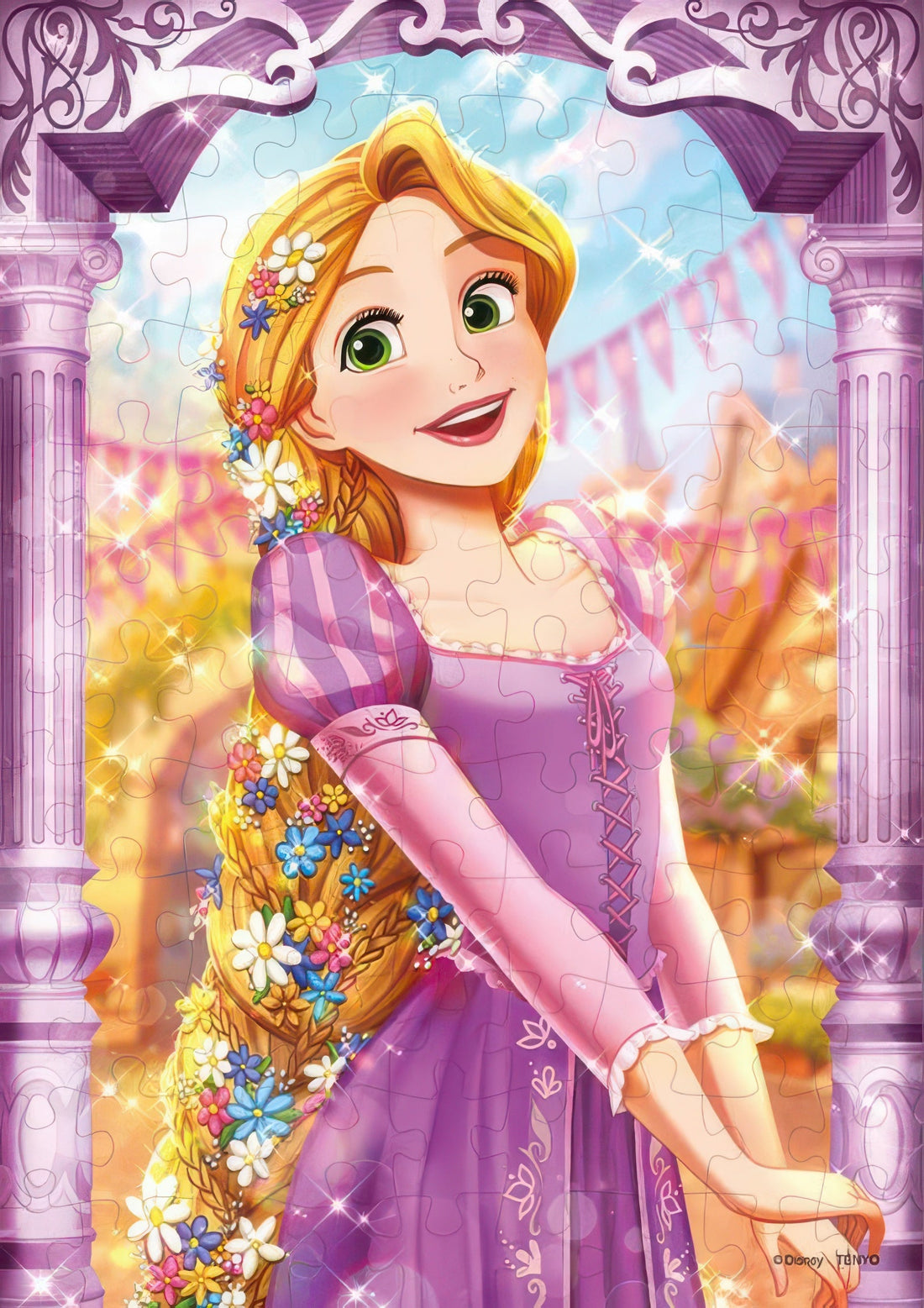 tenyo-d-108-036-lively-rapunzel-(tangled)-108-pieces-jigsaw-puzzle