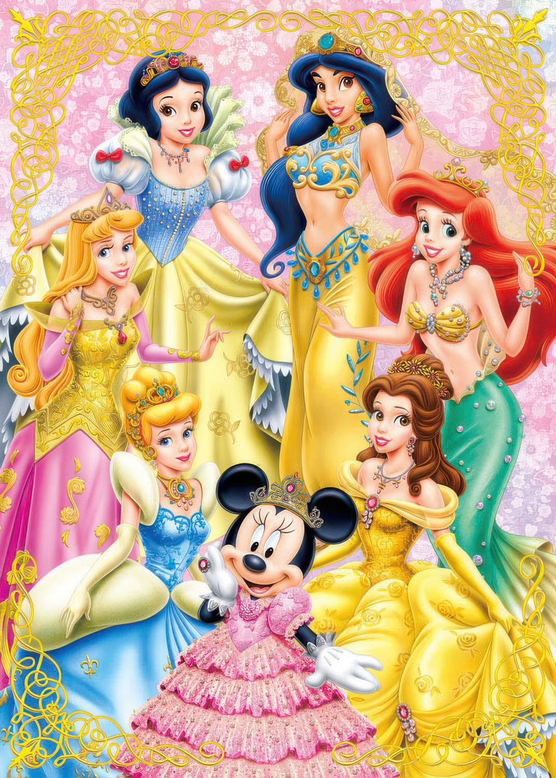 tenyo-d-108-705-disney-princess-golden-princesses-108-pieces-jigsaw-puzzle