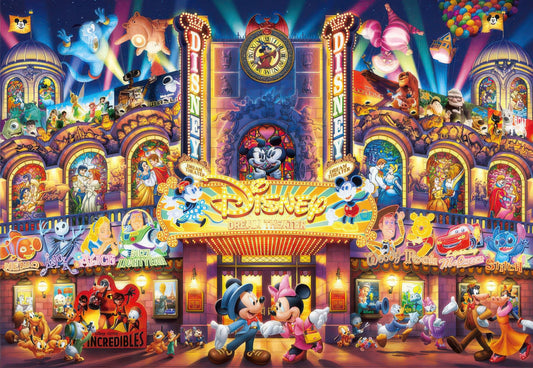 Tenyo D-108-741　Disney Dream Theater　108 Pieces Jigsaw Puzzle