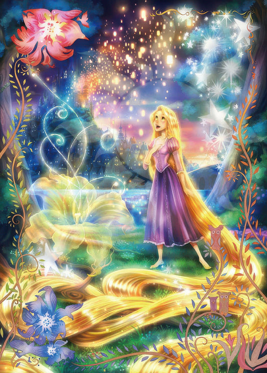 Tenyo D-108-782　Tangled • Shining Magical Hair　108 Pieces Jigsaw Puzzle