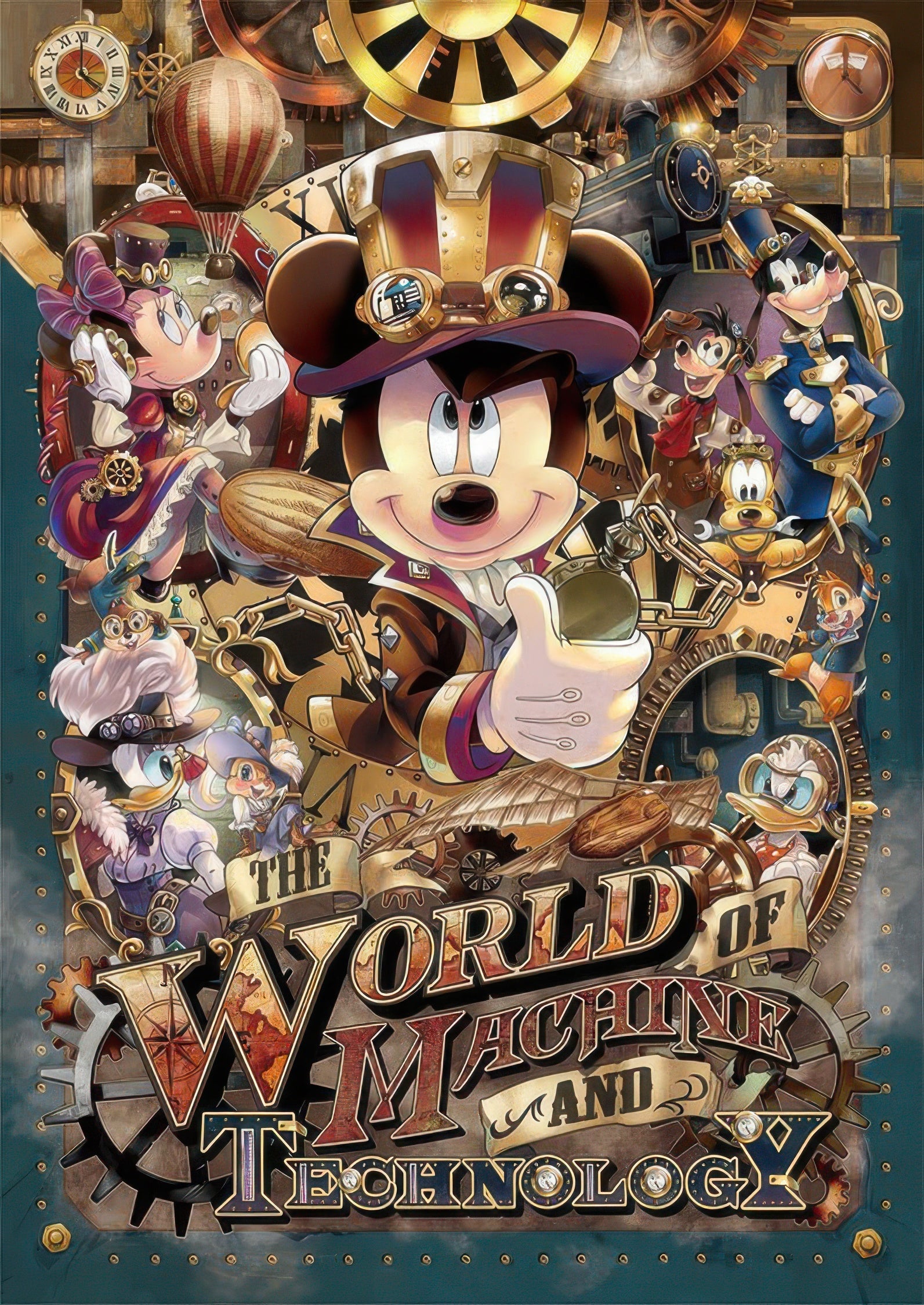 tenyo-d-108-805-mickey's-mechanical-world-108-pieces-jigsaw-puzzle