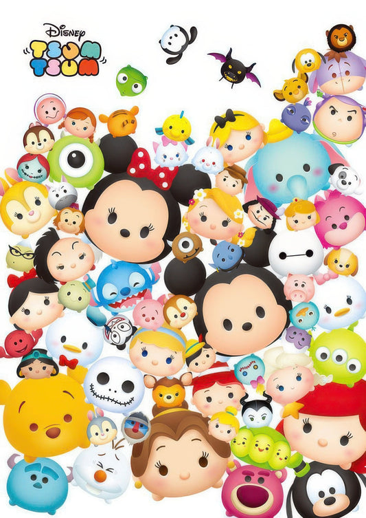 Tenyo D-108-806　Tsum Tsum • Paradise!　108 Pieces Jigsaw Puzzle