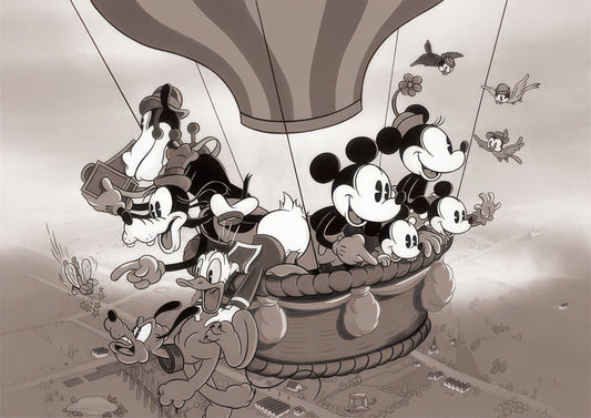 Tenyo D-108-810　Mickey & Friends • Balloon Ride　108 Pieces Jigsaw Puzzle