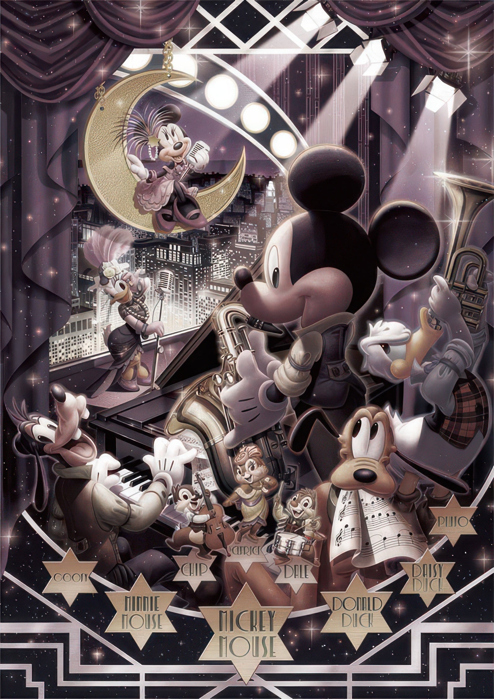 tenyo-d-108-811-mickey-friends-mickey-s-jazz-night-108-pieces-jigsaw-puzzle