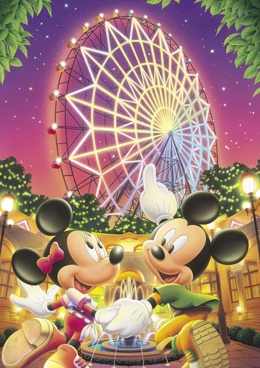 Tenyo D-108-960　Mickey & Friends • Fantasy Night　108 Pieces Jigsaw Puzzle