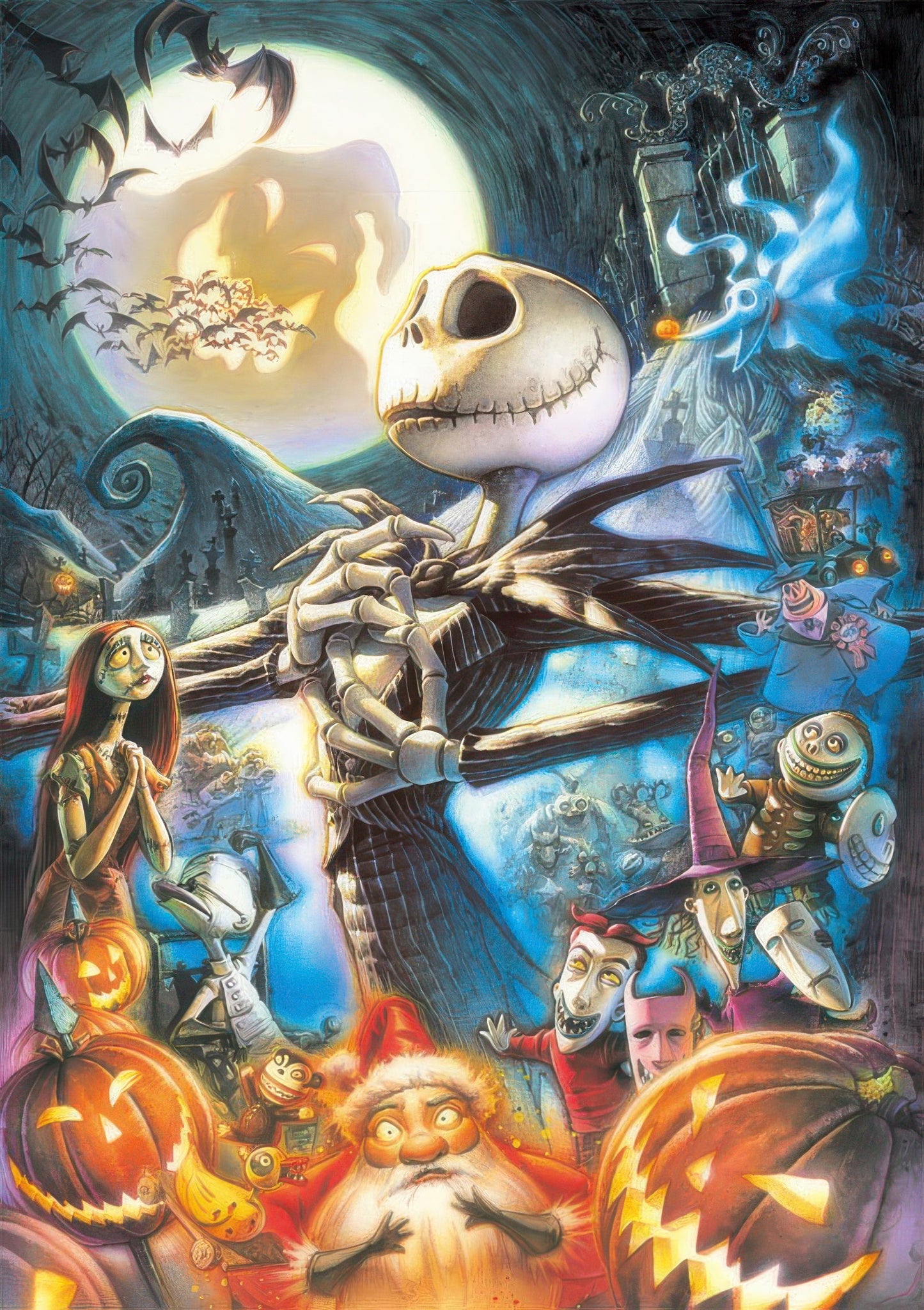 tenyo-d-108-986-art-of-the-nightmare-before-christmas-108-pieces-jigsaw-puzzle