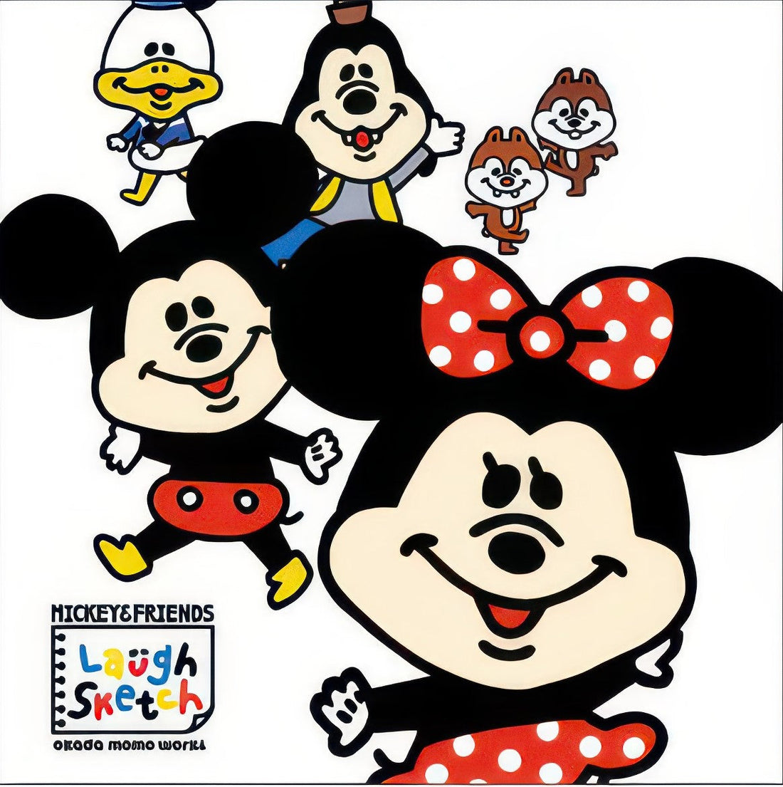 tenyo-d-144-631-mickey-friends-laugh-sketch-all-members-144-pieces-jigsaw-puzzle