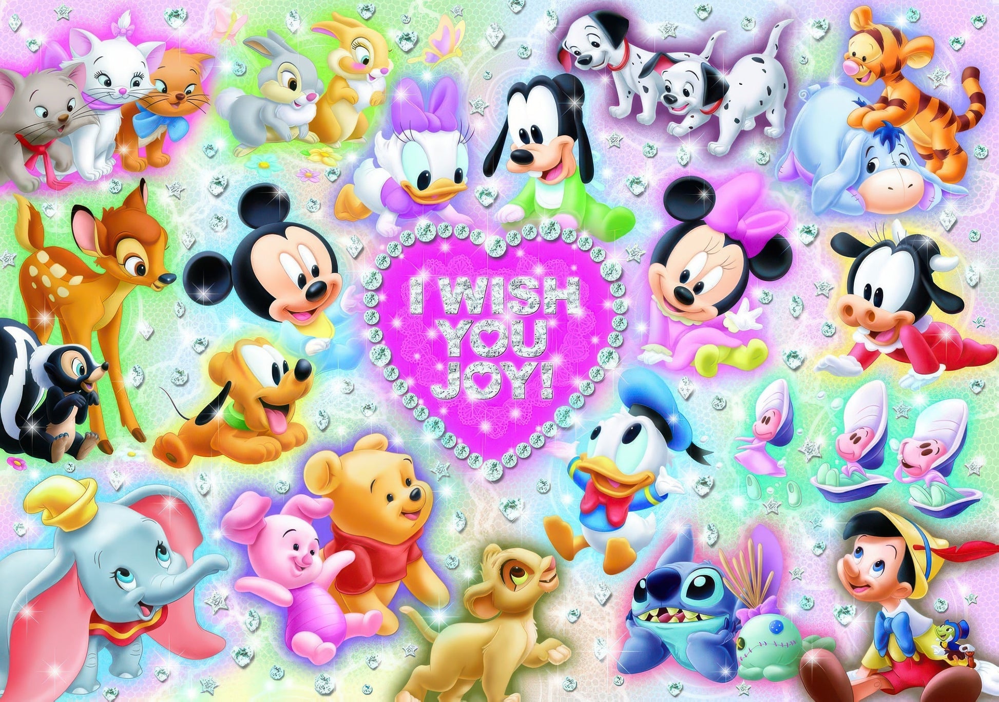 tenyo-d-200-894-disney-babies-i-wish-you-joy-200-pieces-photo-frame-puzzle