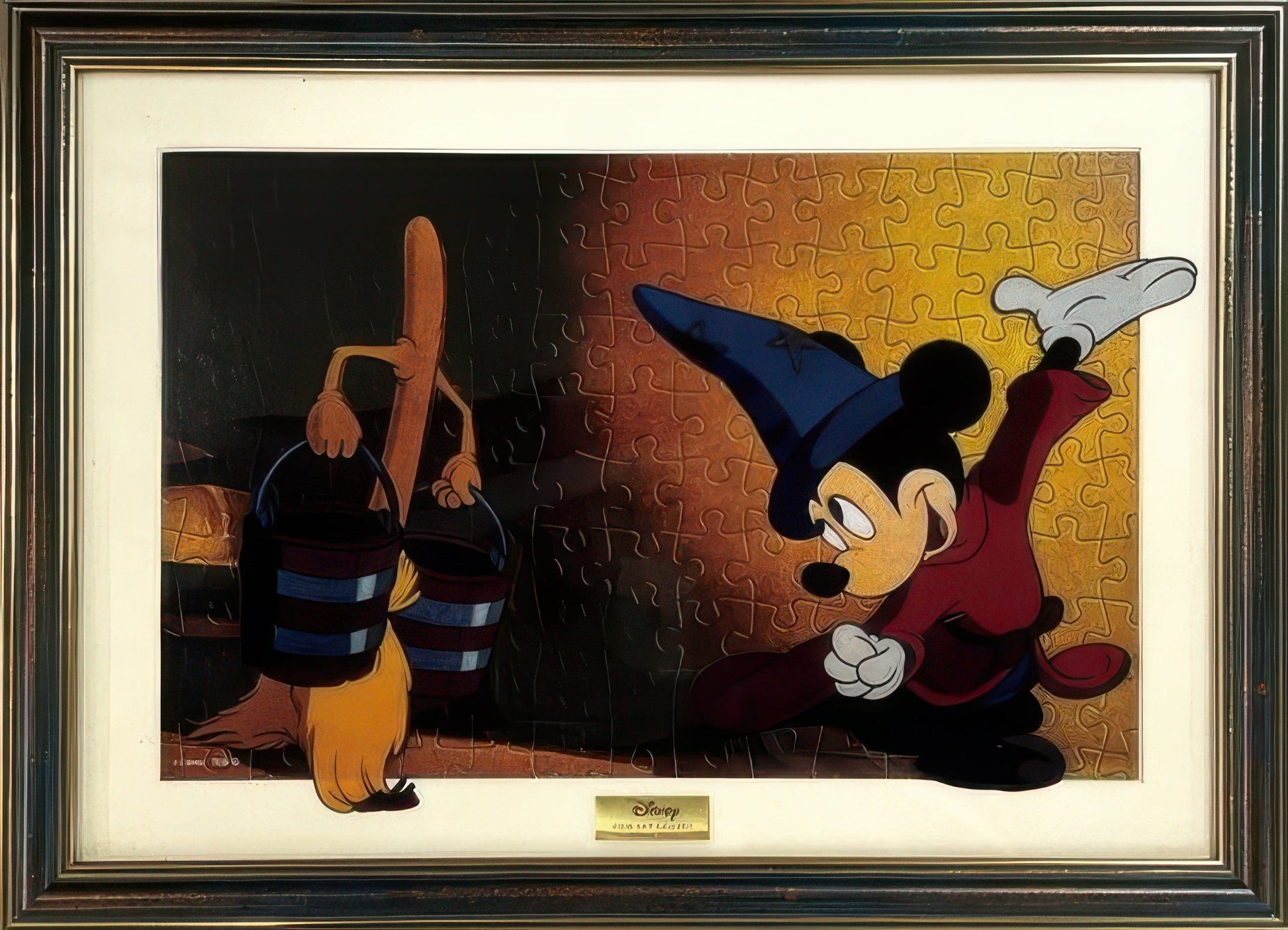 tenyo-d-200-908-mickey-mouse-film-art-gallery-fantasia-200-pieces-puzzle-frame-set