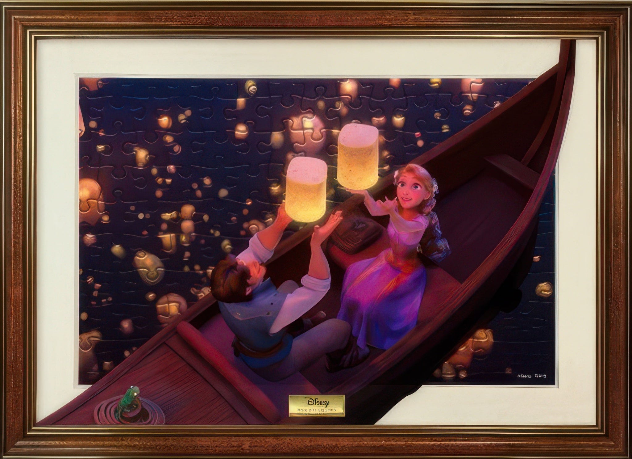 tenyo-d-200-910-tangled-(film-art-gallery)-200-pieces-puzzle-+-frame-set