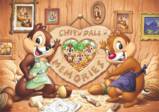 Tenyo D-200-997　Chip & Dale • Making Memories　200 Pieces Photo Frame Puzzle