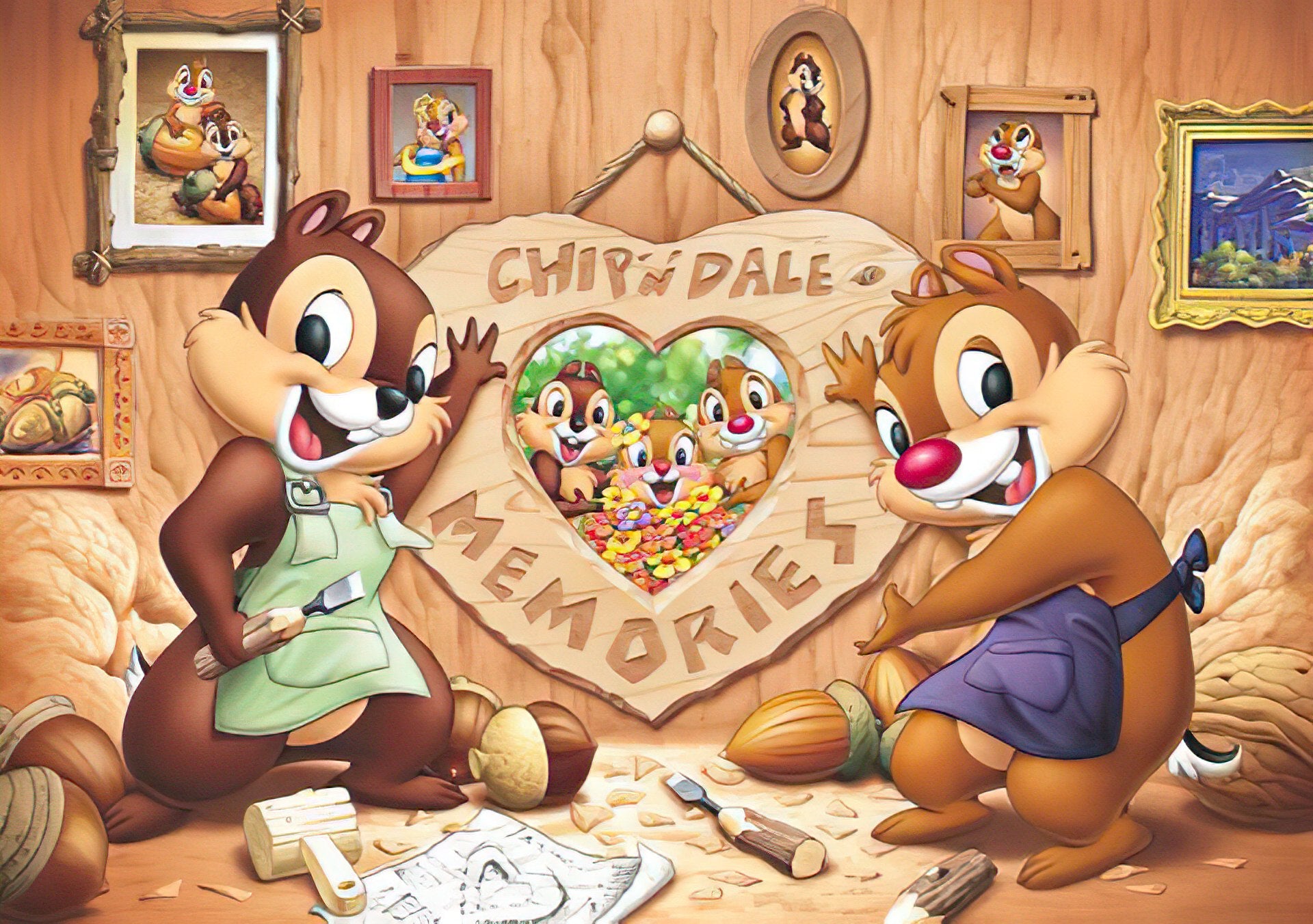 Tenyo • Chip & Dale • Making Memories　200 PCS　Jigsaw Puzzle
