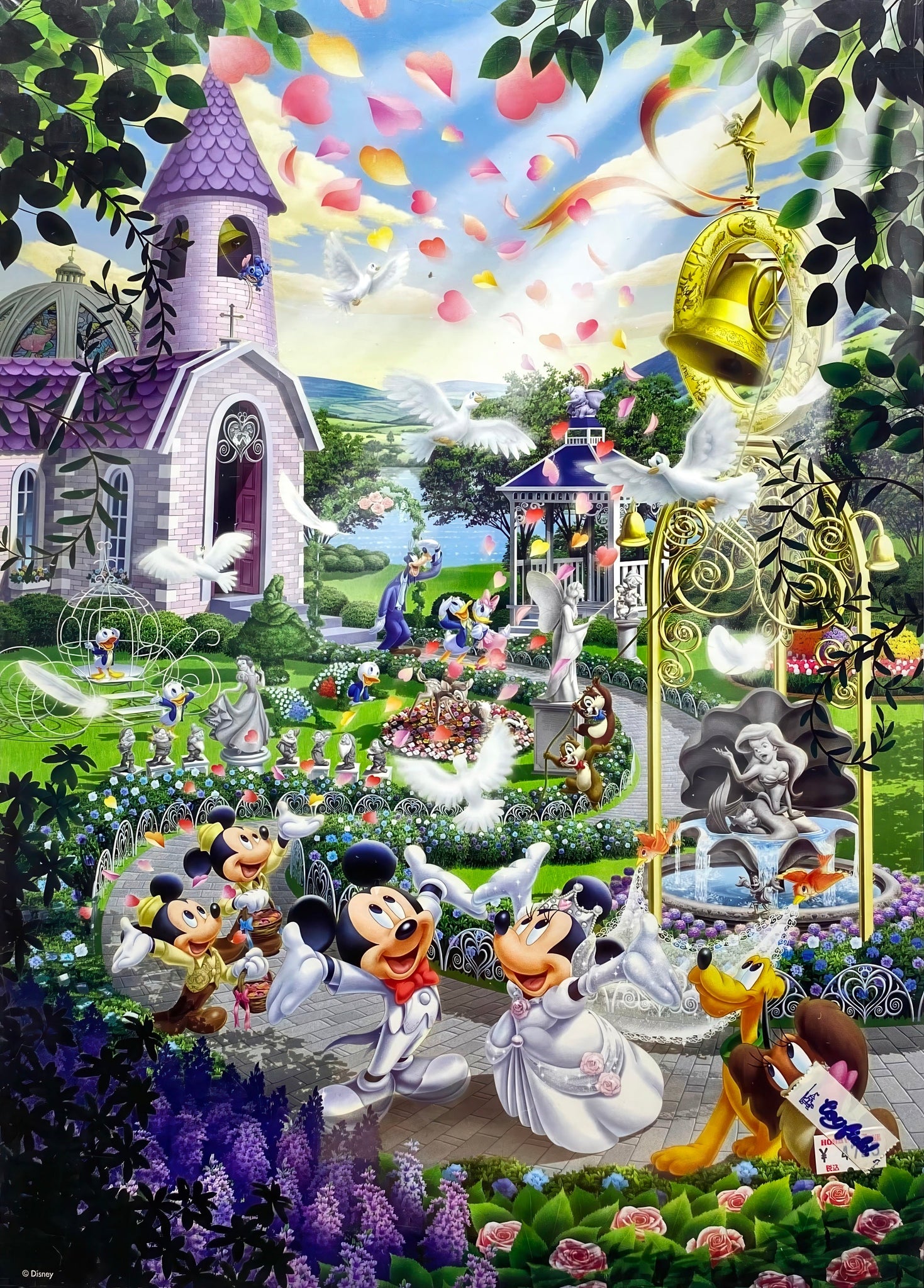 tenyo-d-2000-532-riding-on-the-wedding-bells-2000-pieces-jigsaw-puzzle