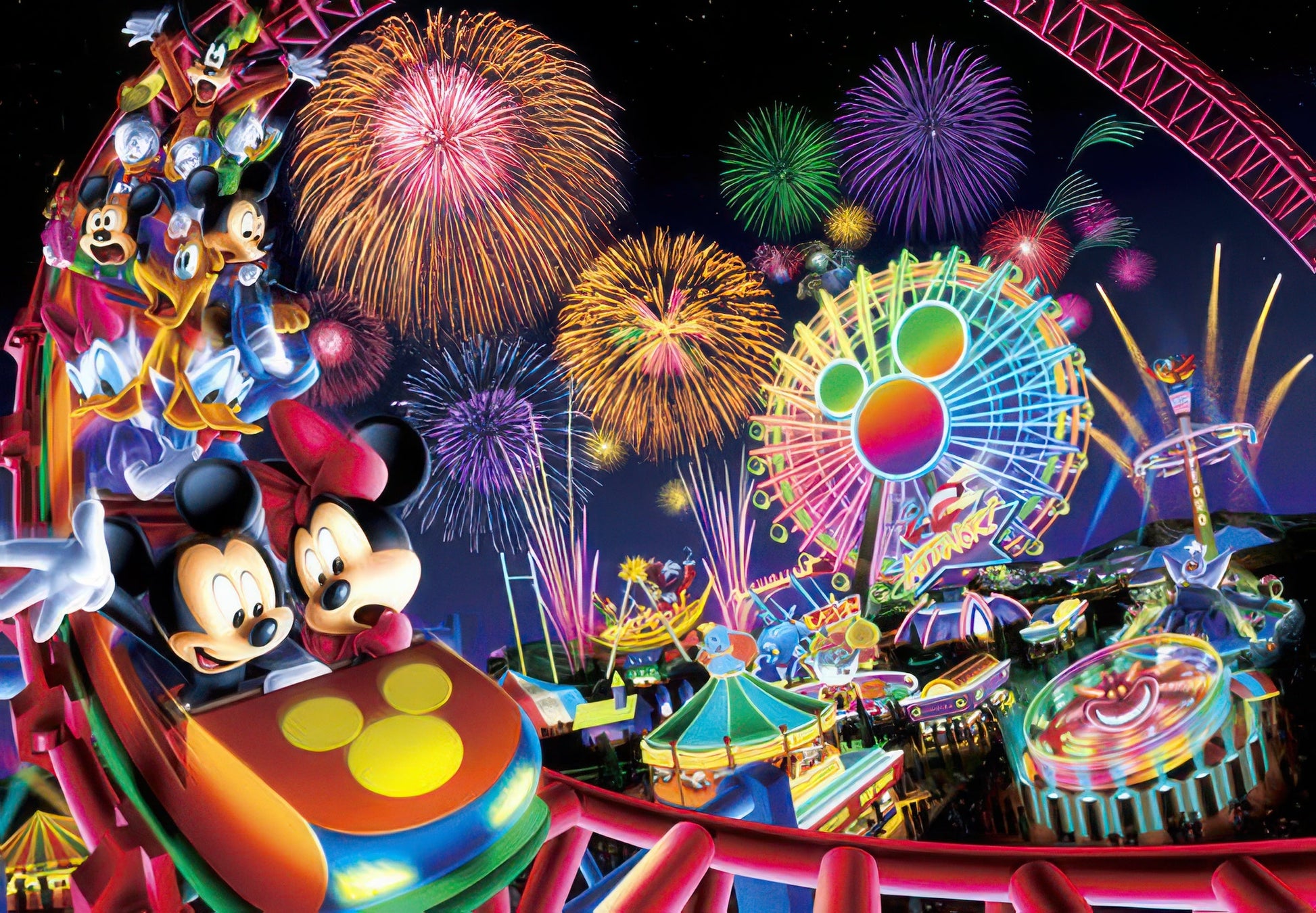 tenyo-d-2000-542-mickey-friends-roller-coaster-memories-2000-pieces-jigsaw-puzzle