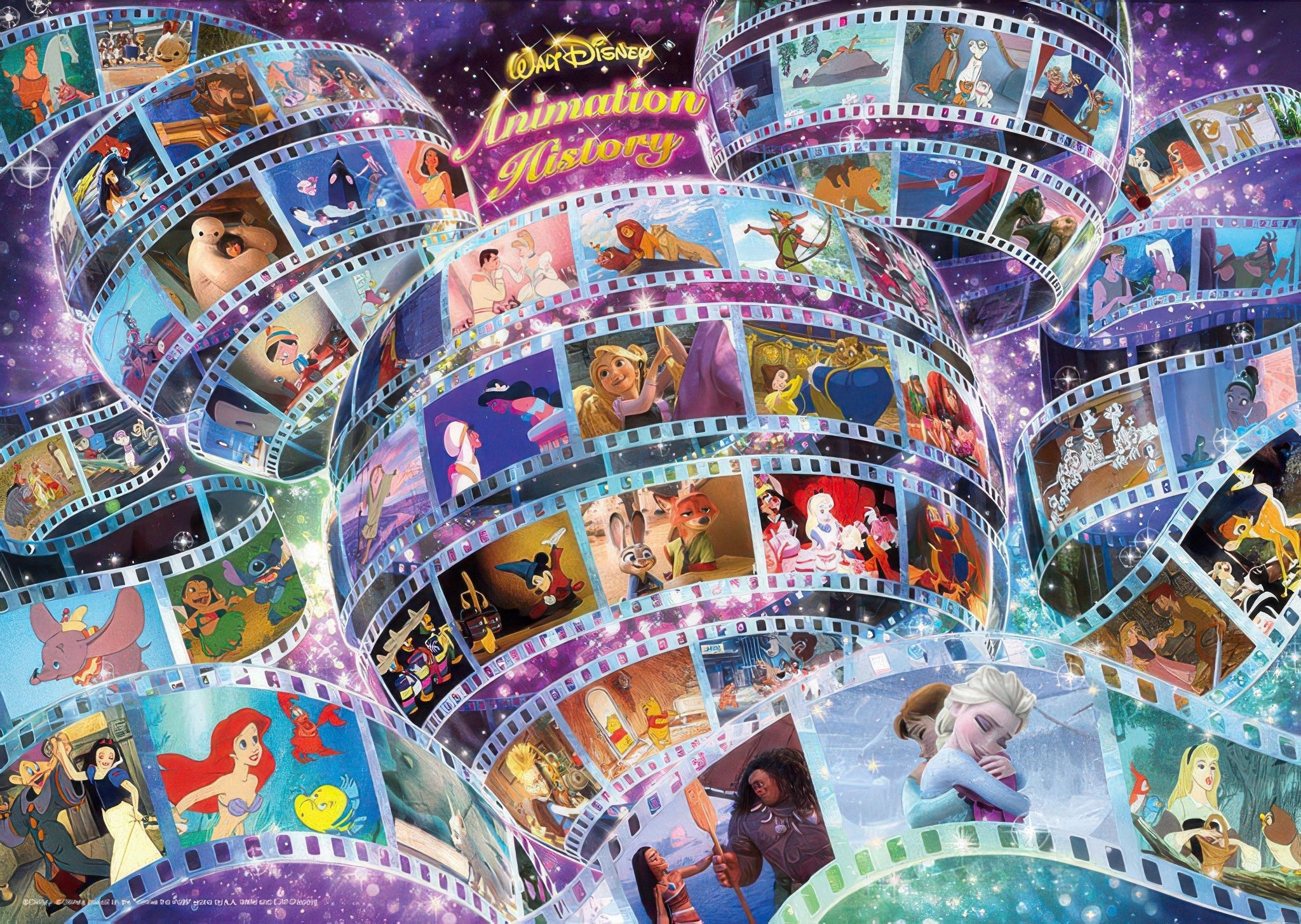 tenyo-d-300-002-disney-animation-history-(55-films)-300-pieces-jigsaw-puzzle