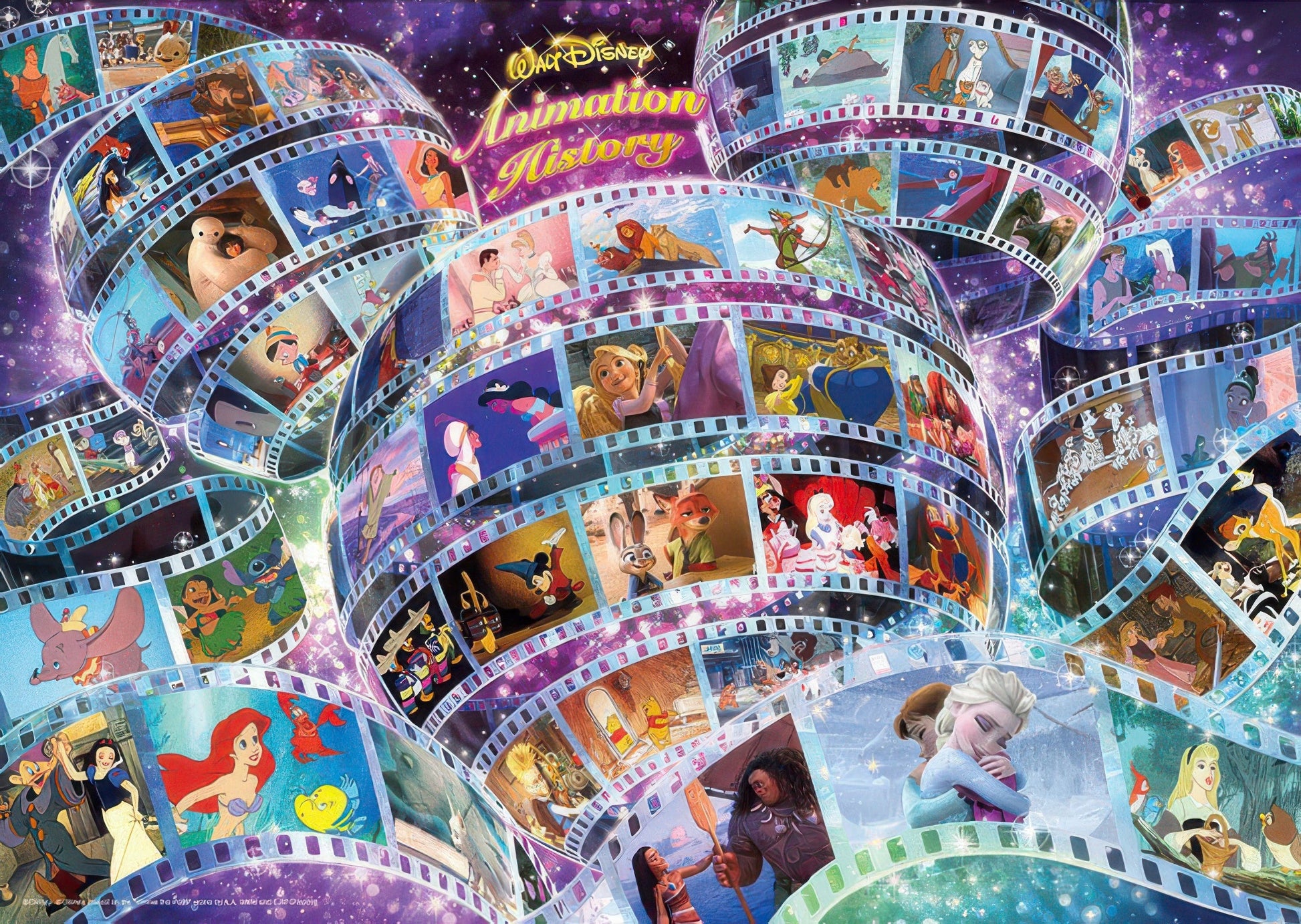 tenyo-d-300-002-disney-animation-history-(55-films)-300-pieces-jigsaw-puzzle